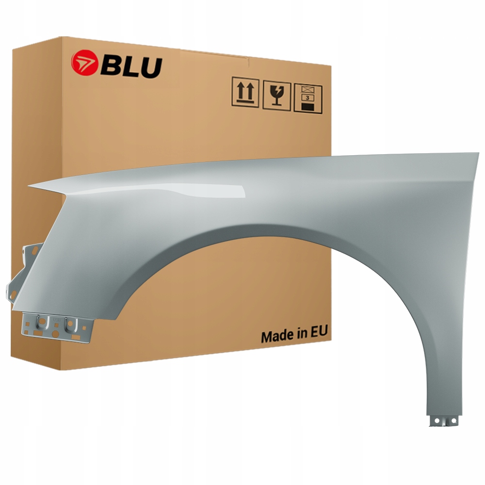 Blu Blatník Vw Passat B6 LR7L levý stříbrný 05-10 přední pozink SilverLeaf