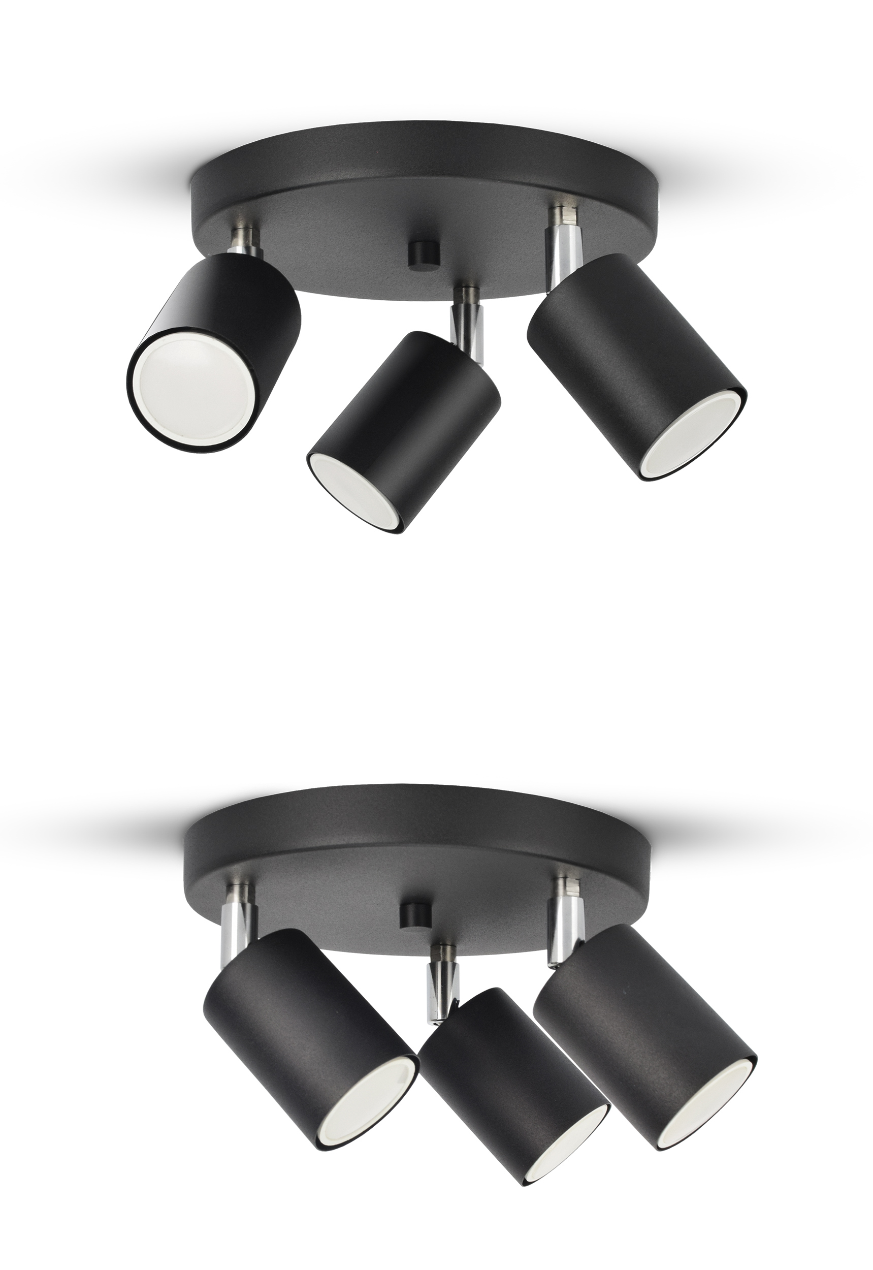 Lampa Sufitowa Żyrandol Plafon Tuby Metal SPOT EG3 LED GU10 Marka Luxolar