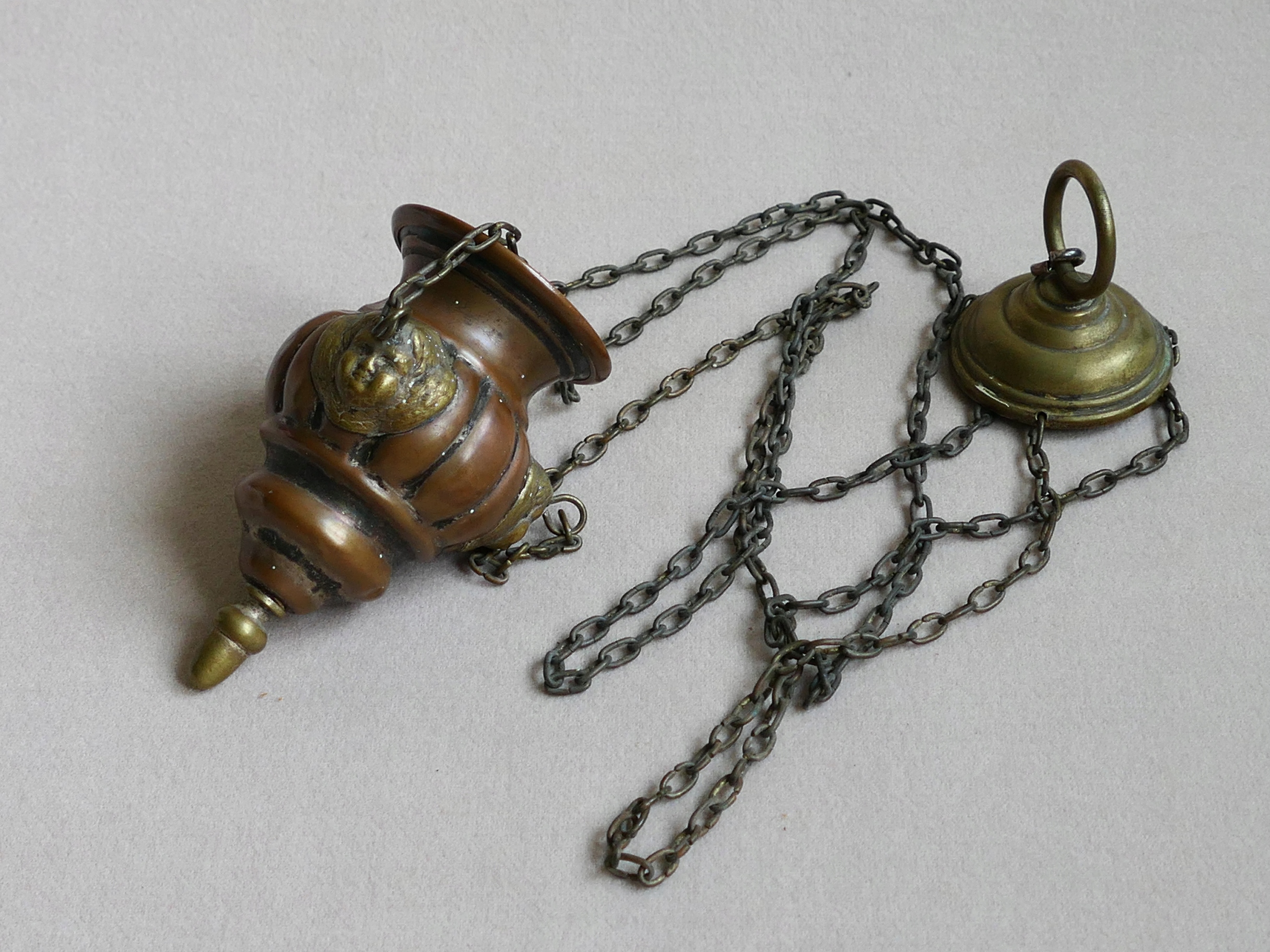 FRAGET вечная Оливковая лампа XIXw.