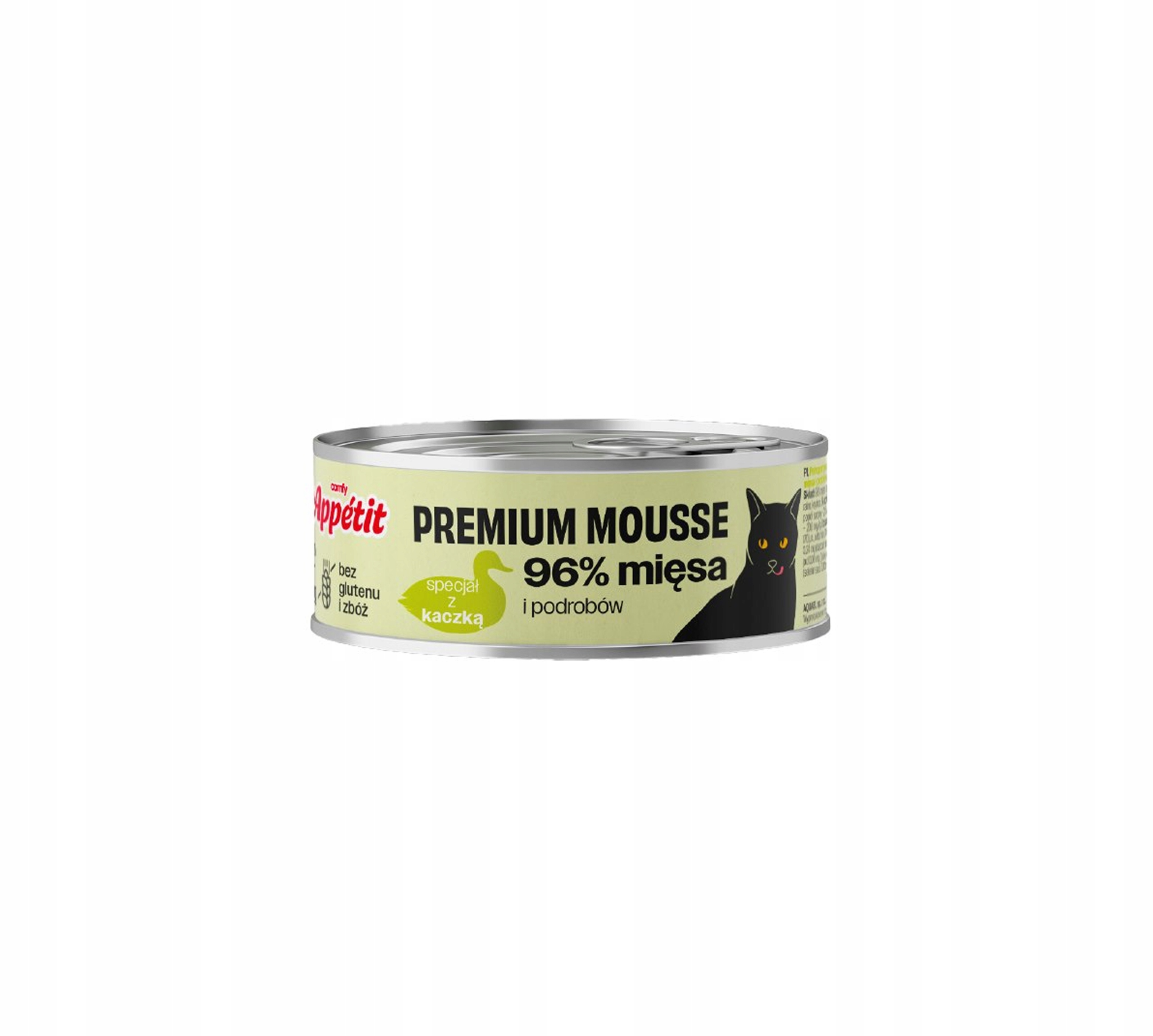 Levně Comfy Appetit Premium Mousse Mokré krmivo pro kočky Adult Kachna 12x85 g