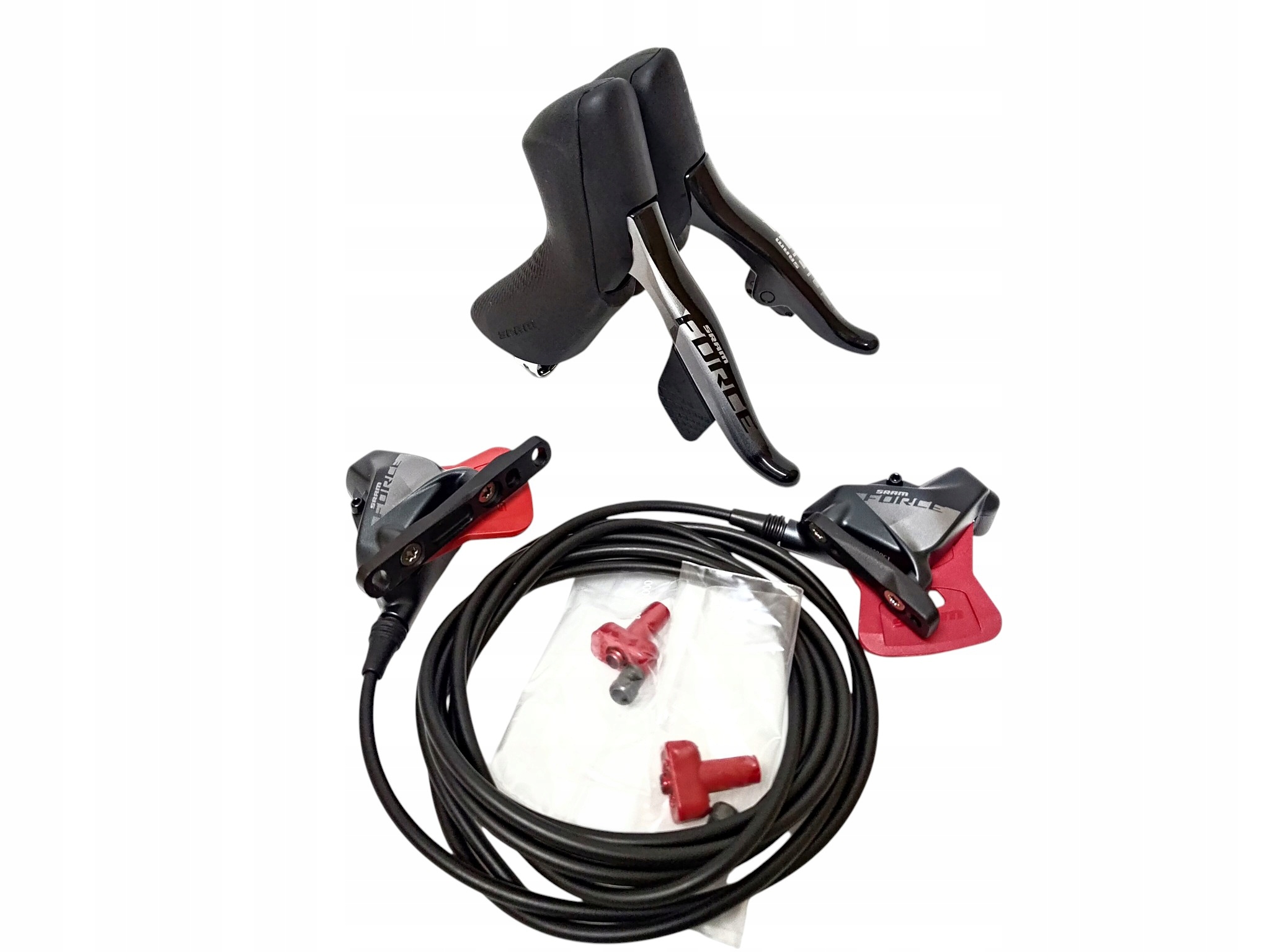 Klamkomanetki, hamulce Sram Force eTap AXS D1