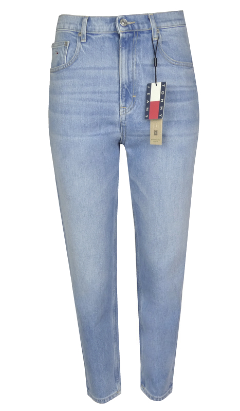 Tommy Jeans dámské kalhoty, Mom Jeans, modré, 28/30