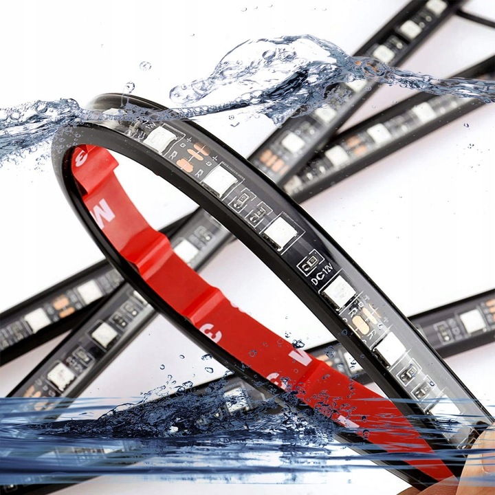 OŚWIETLENIE WNĘTRZA AUTA KABINY SAMOCHODU RGB 48 LED + STEROWANIE APLIKACJĄ Producent części Inny