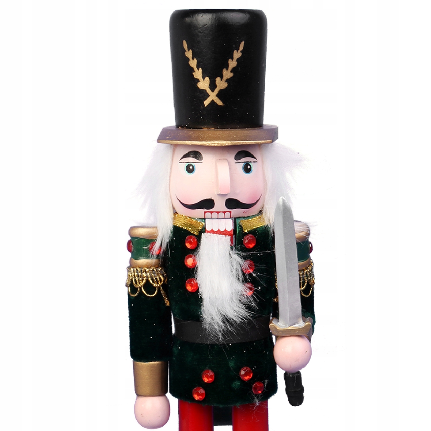 DZIADEK DO ORZECHÓW FIGURKA DREWNIANA 30 CM CZARNA Marka Goliat