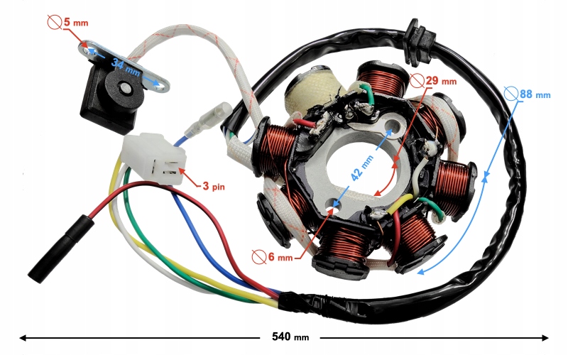 Iskrownik skuter Huragan 125 Producent WZMOTO