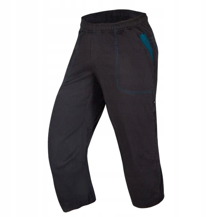 Pánské lezecké kraťasy Ocún Jaws 3/4 pants black caviar|S