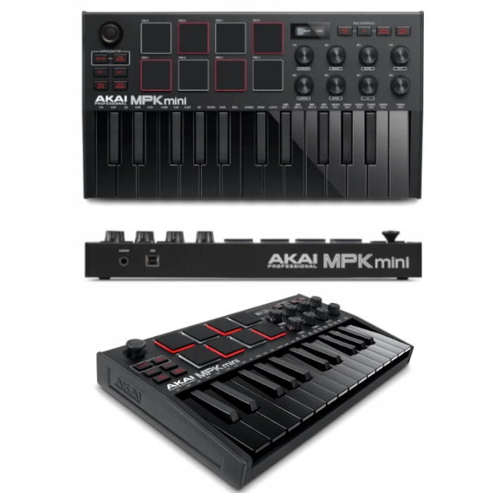 

Akai Mpk Mini 3 Black Mini klawiatura sterująca