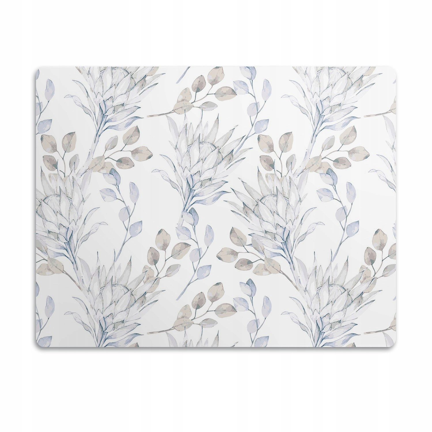 Levně Pro psa podložka pod misku Vybledlé rostliny 60x40