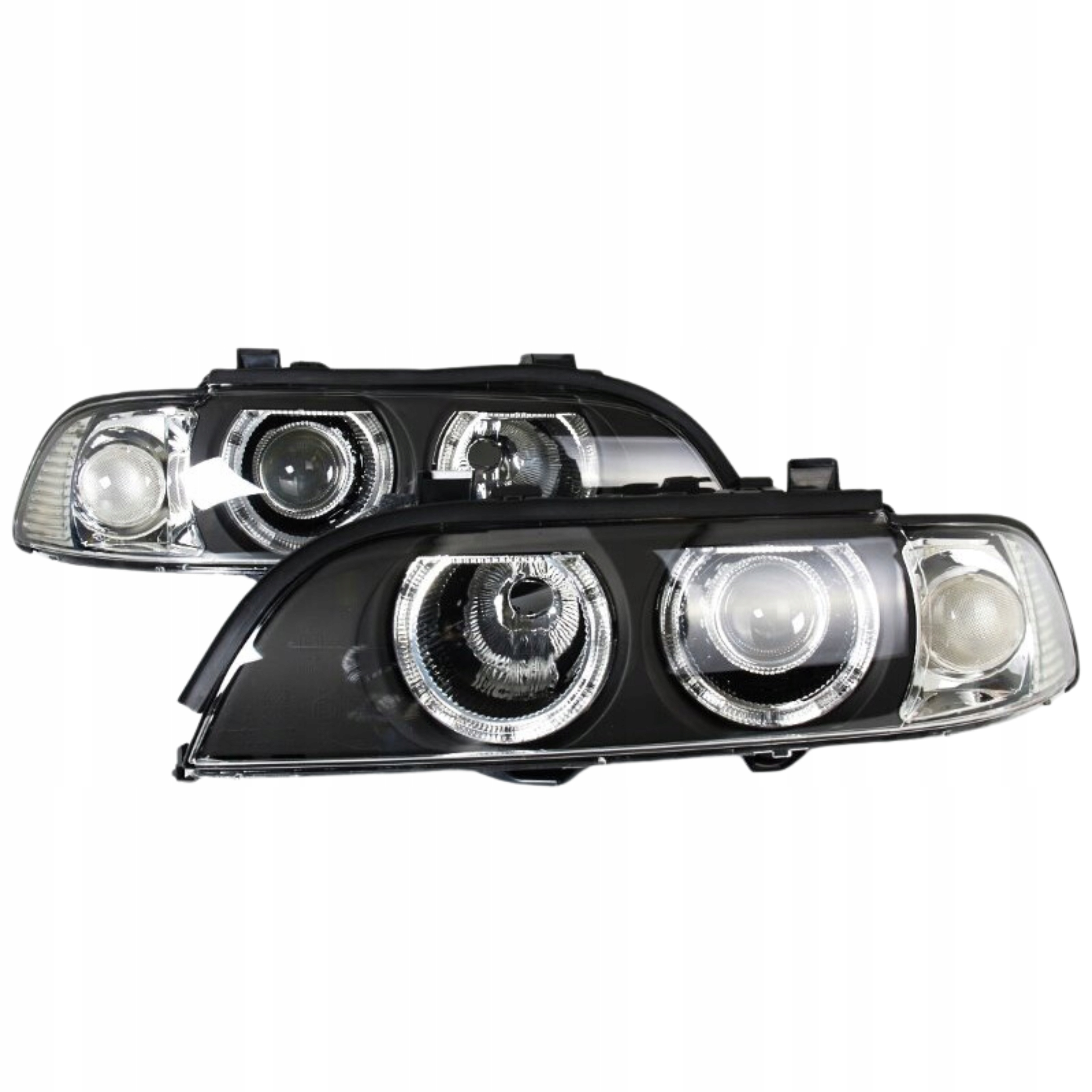 Bmw 5 E39 2000-2004 Světlomet Přední Pravý Led Ring Oring Sada Clear