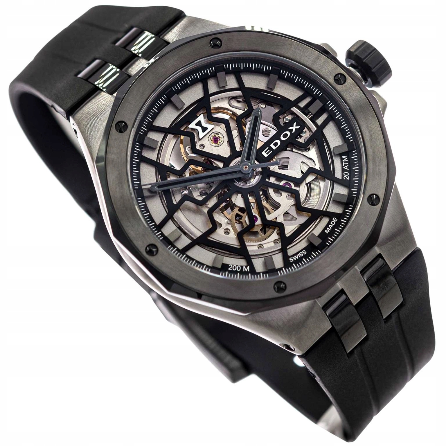 Pánské Hodinky Edox 85303 357GN Ngn Delfin Mecano