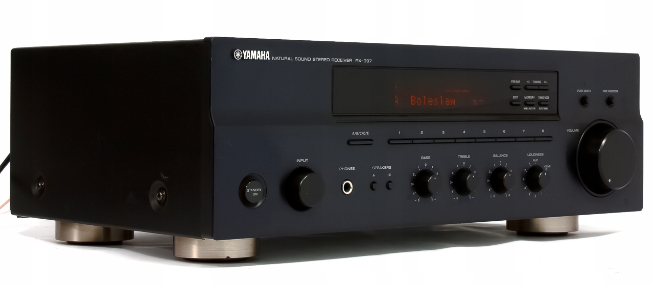 YAMAHA RX-397 NOWOCZESNY AMPLITUNER STEREO RDS