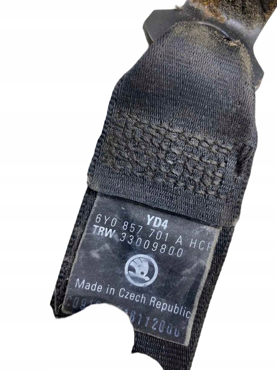 tension belt safety left front SKODA FABIA and 6Y0857701A