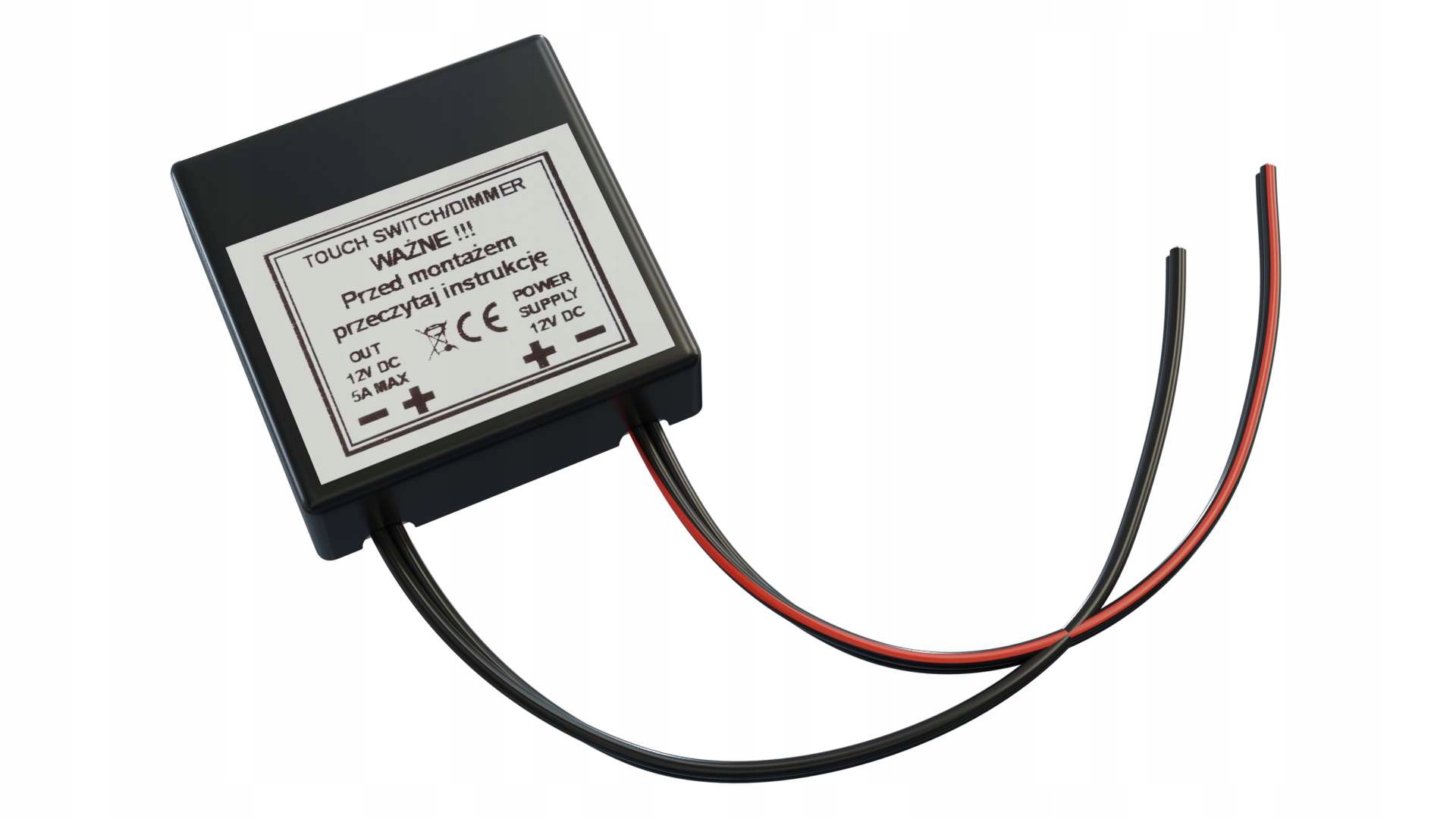 Włącznik ściemniacz LED do płyty meblowej TOUCH