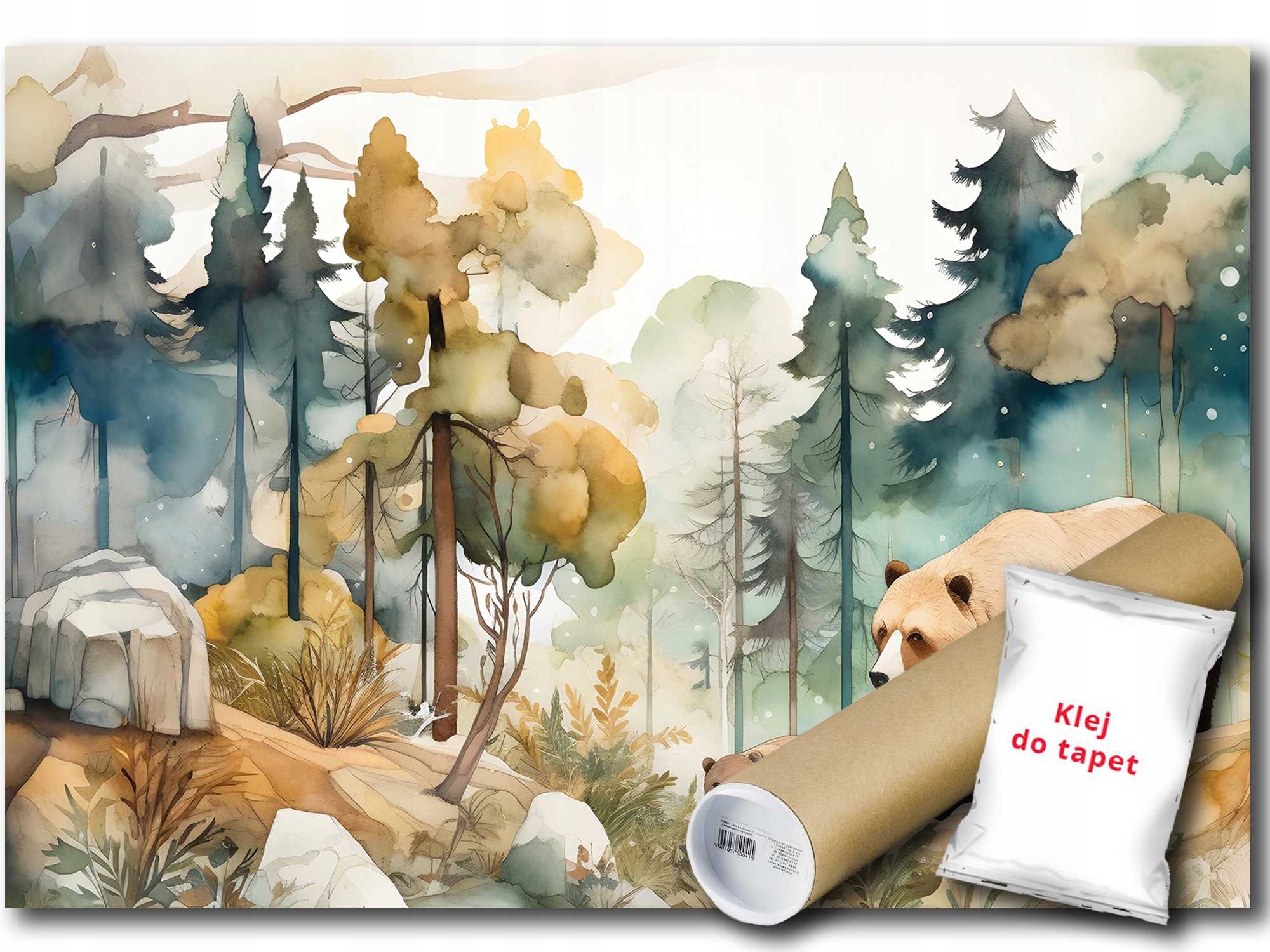 Vinylová Fototapeta Medveď Les 416x290