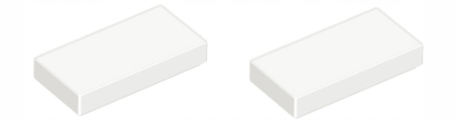 

Lego Płytka płaska 1x2 biały 306901 3069b 2 szt