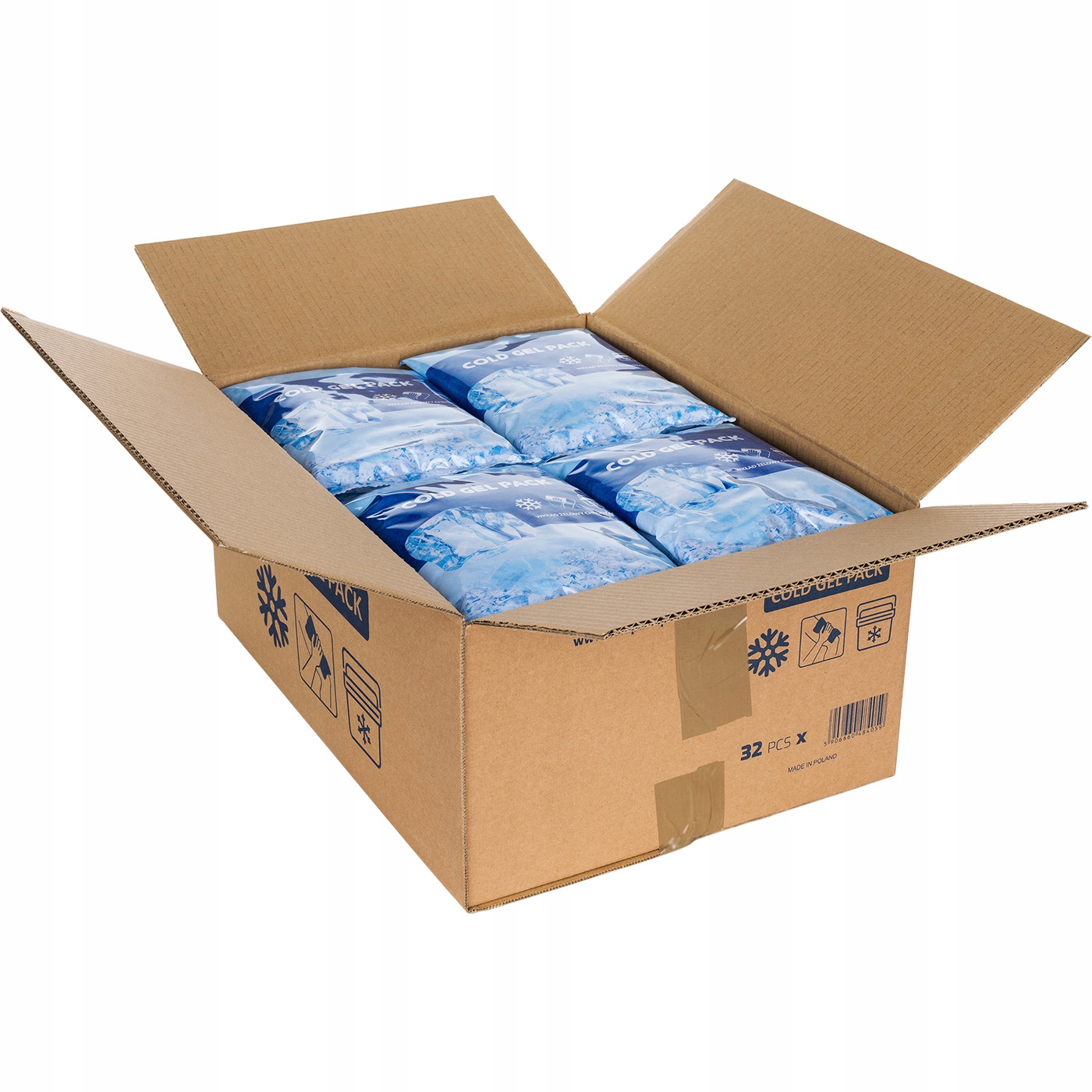 WIELORAZOWE WKŁADY ŻELOWE CHŁODZĄCE OKŁAD KOMPRES CHŁODZĄCY 10x450g Model -