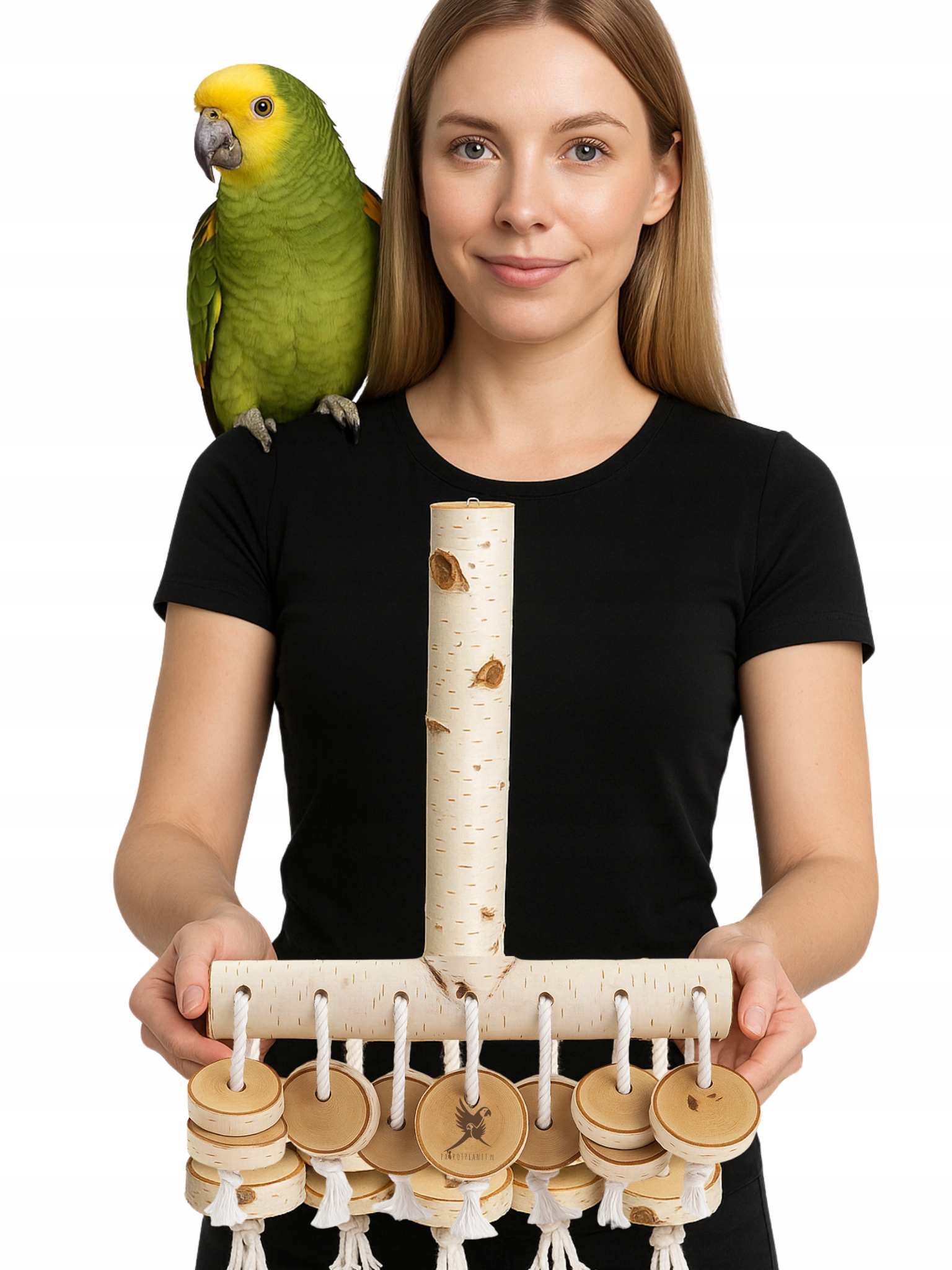 Parrot Planet Přirozeně Big T Hračka pro velké PaPug XXL 2 kg