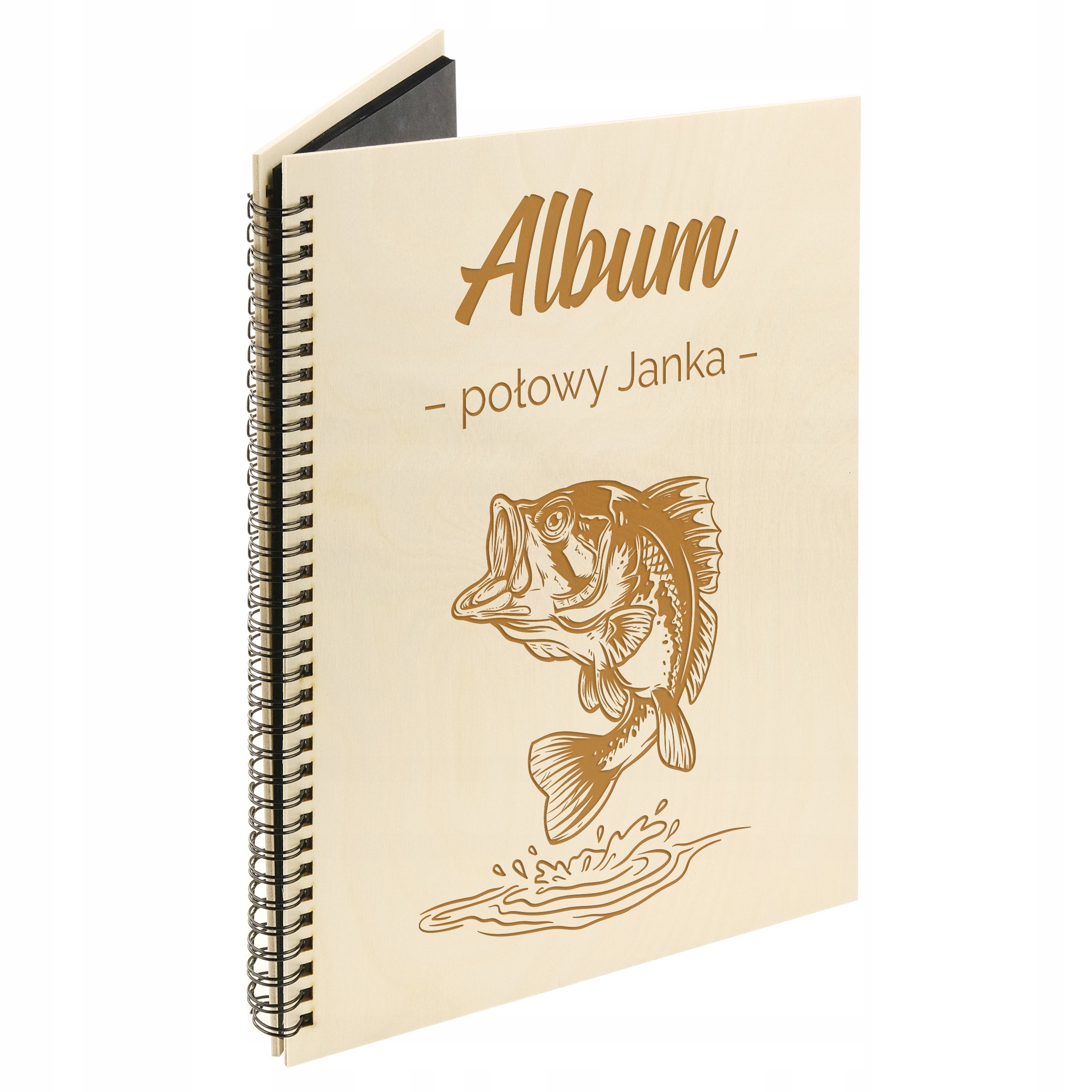 

Dla Wędkarza Drewniany Album Na Zdjęcia