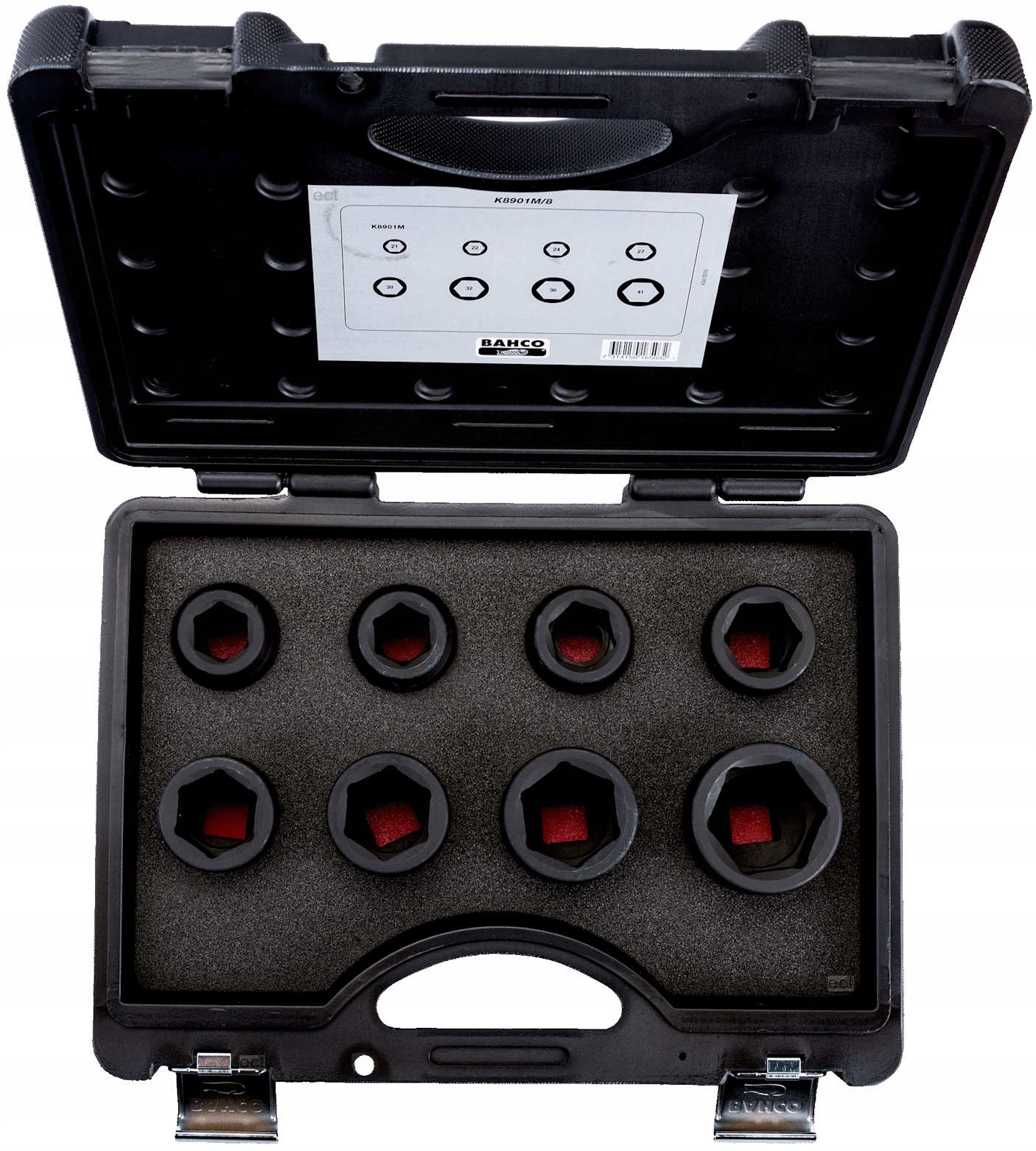 BAHCO K8906M/8 ZESTAW 8 szt. NASADEK UDAR. 3/4''