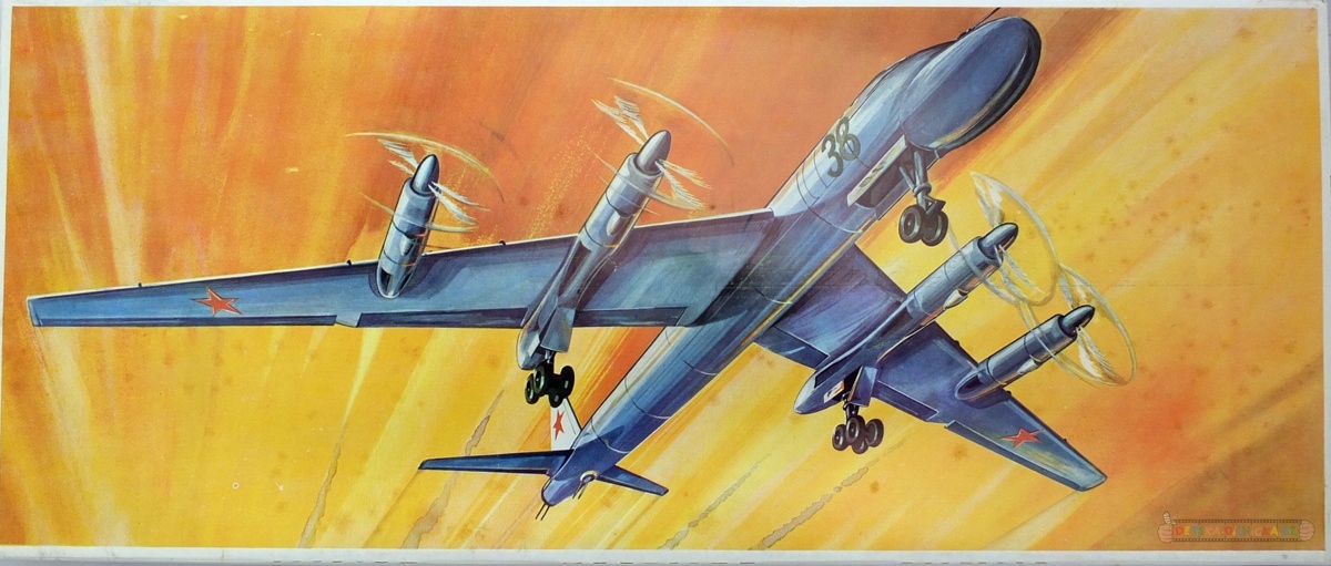 Tupolev Tu-20 (Tu-95) Veb Plasticart 1/100 Rarita Nový