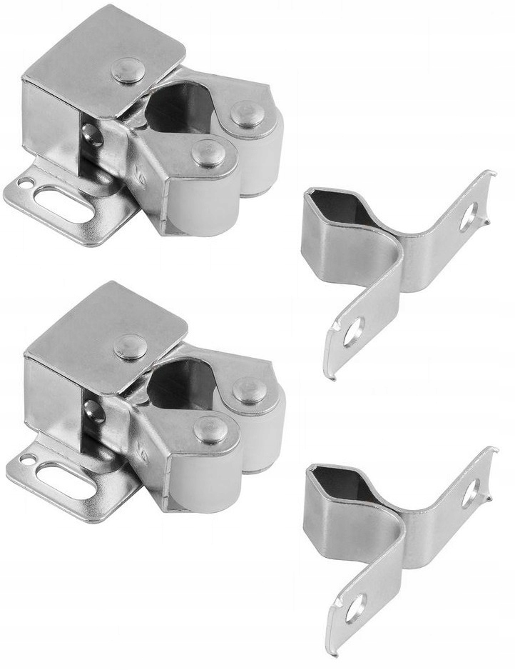 ZATRZASK ZAMEK MEBLOWY ROLKOWY WCISKANY DO DRZWI SZAFEK STALOWY OCYNKOWANY Kod producenta E863