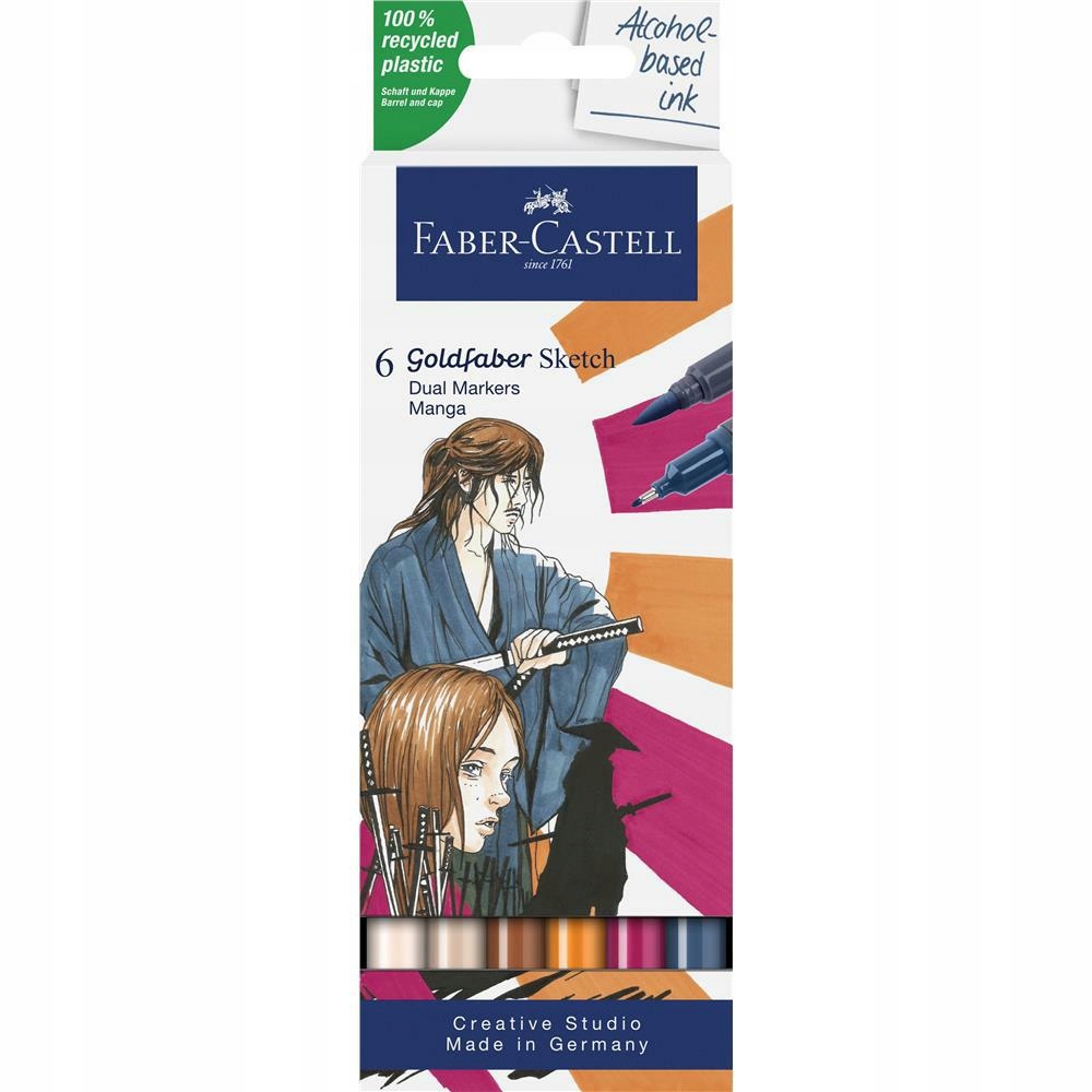 Sada tužek Goldfaber Sketch Faber-Castell 6 ks Manga 6