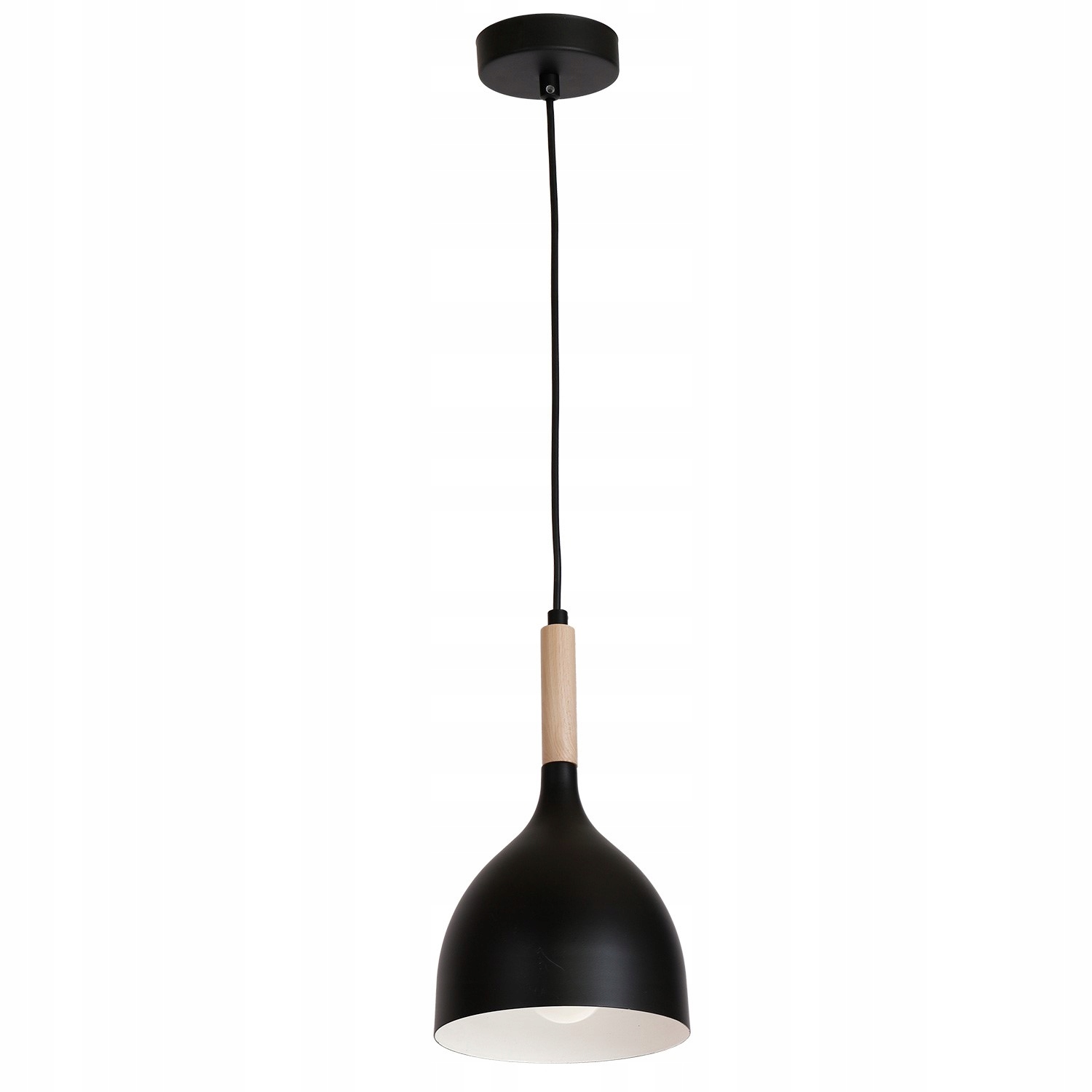 Závěsná Lampa Luminex Noak Wood 1191 Černá