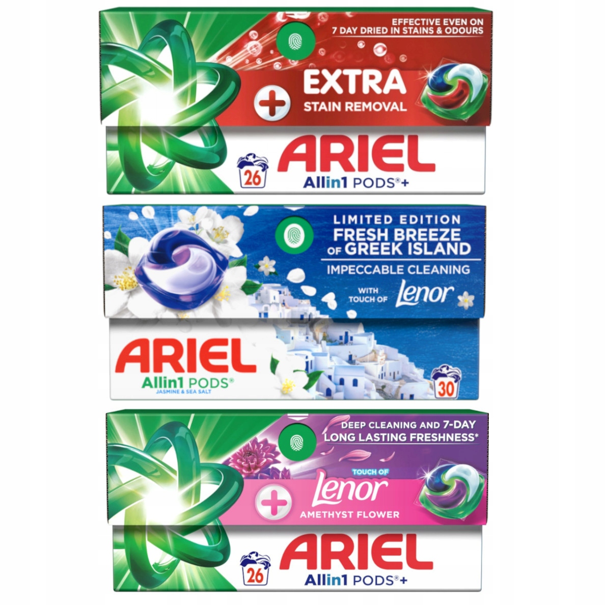 Sada Kapsle Ariel Pods Mix barev bílá černá 82 kapsle