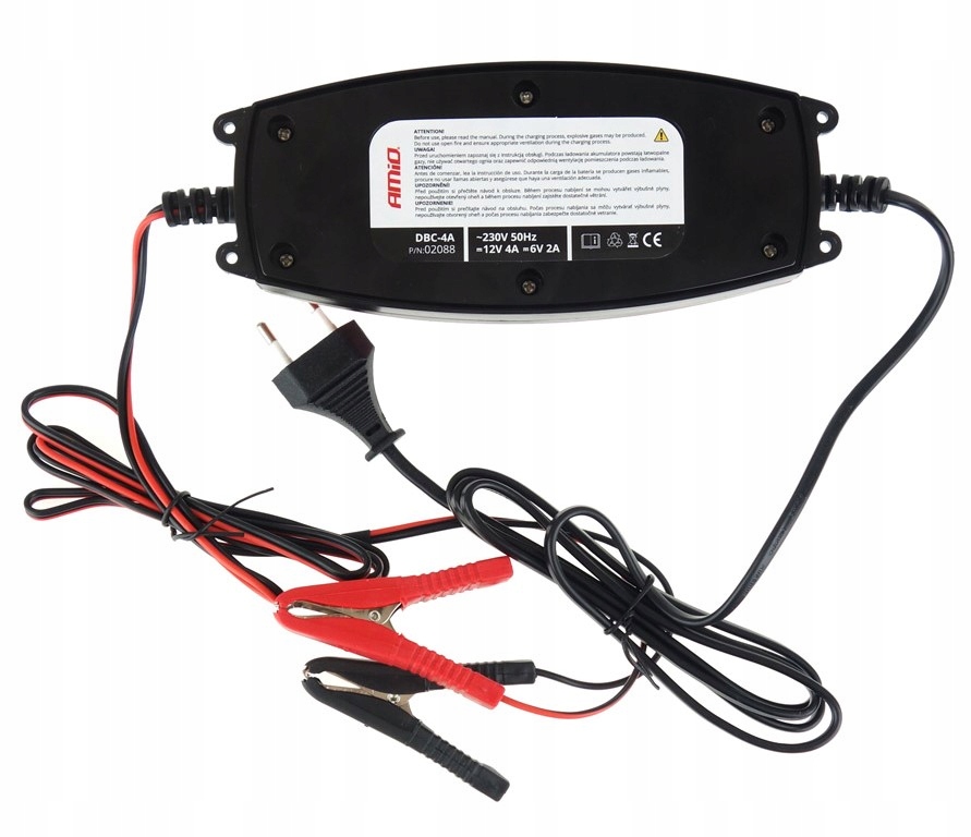 PROSTOWNIK CYFROWY LCD AMIO 12V-6V-2A-4A ŁADOWARKA Marka Amio