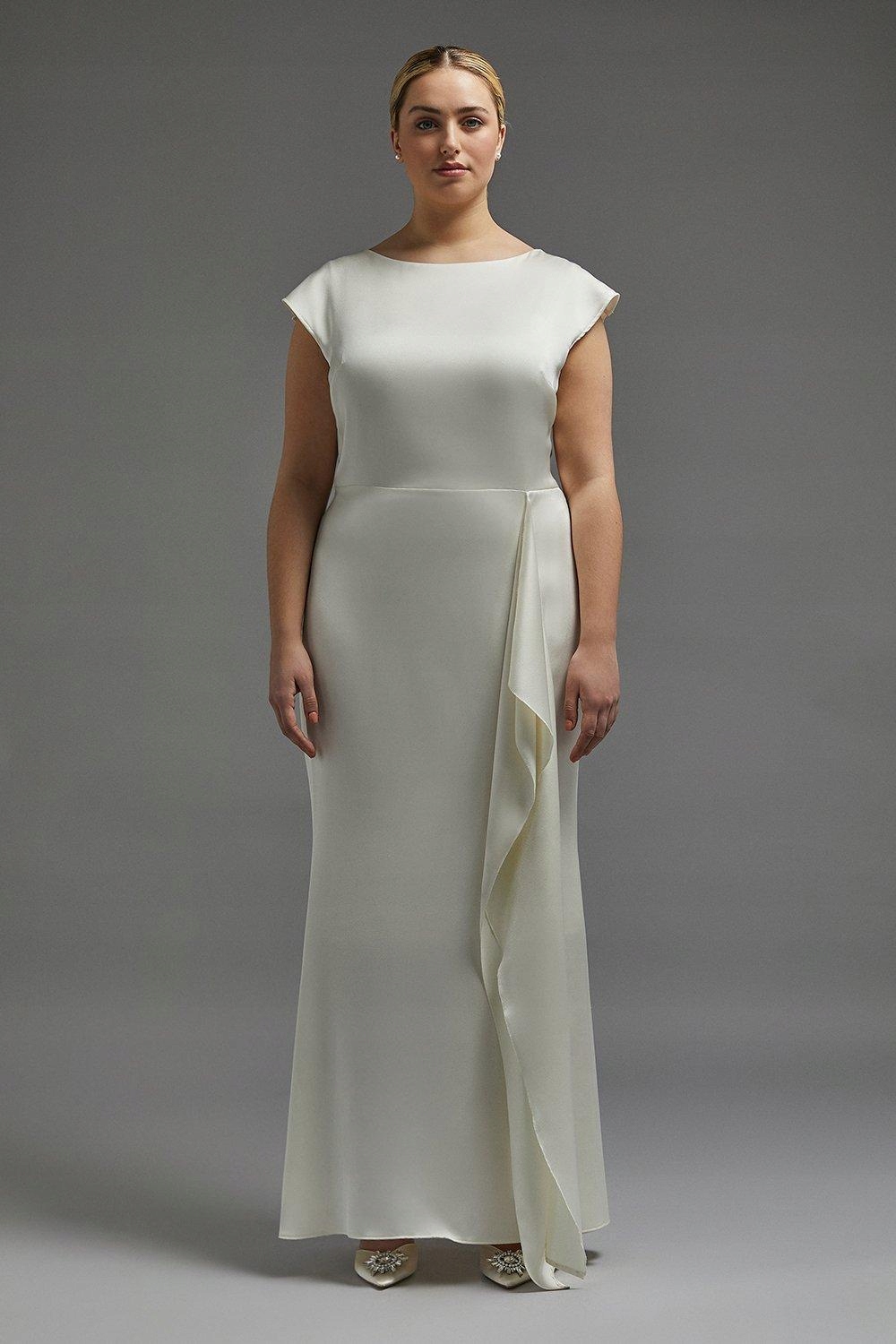 KC46106 Coast Svatební Šaty S Volánem (51) 50