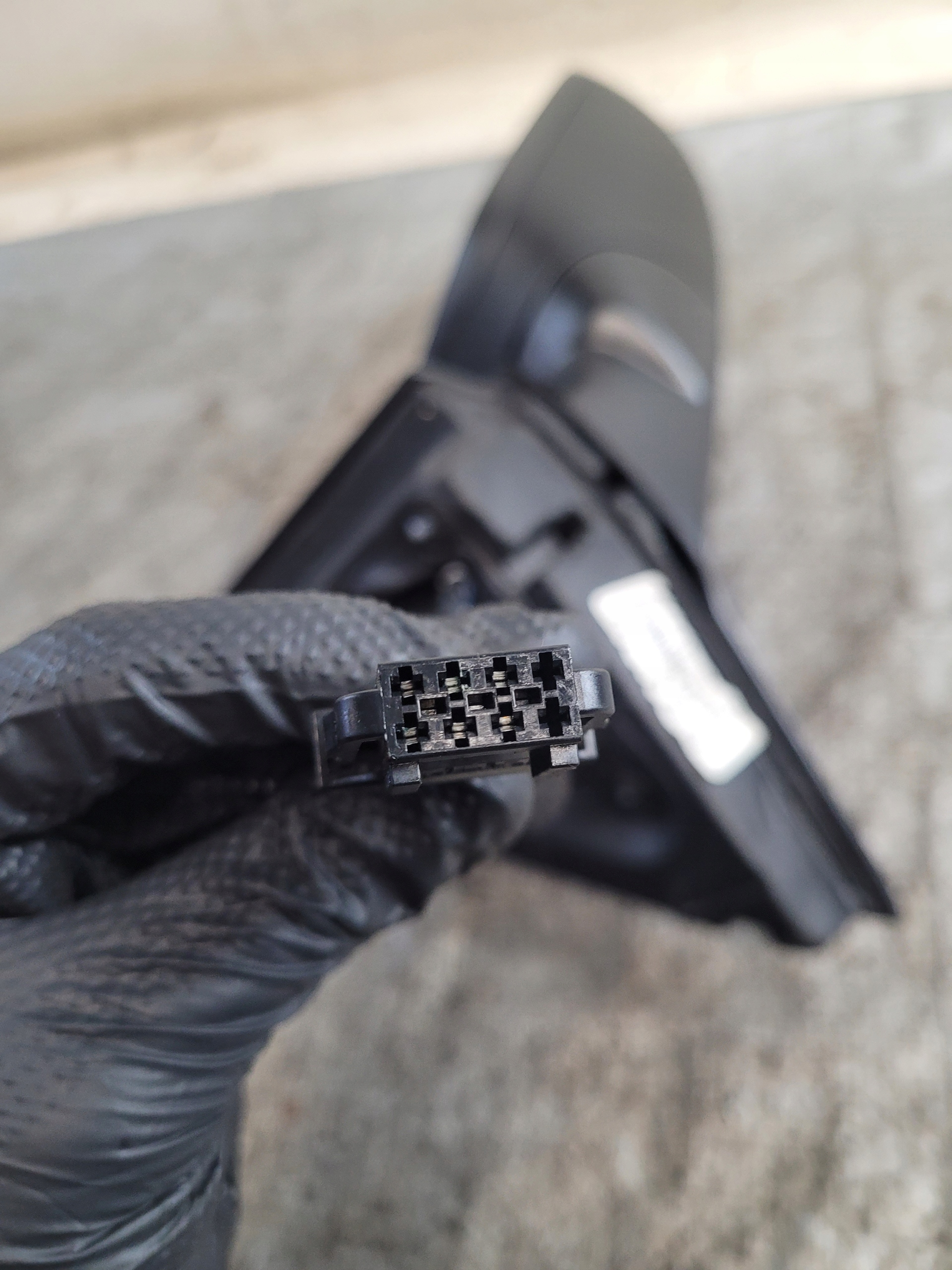 mirror right SKODA FABIA III 3 K: LV5F 6PIN