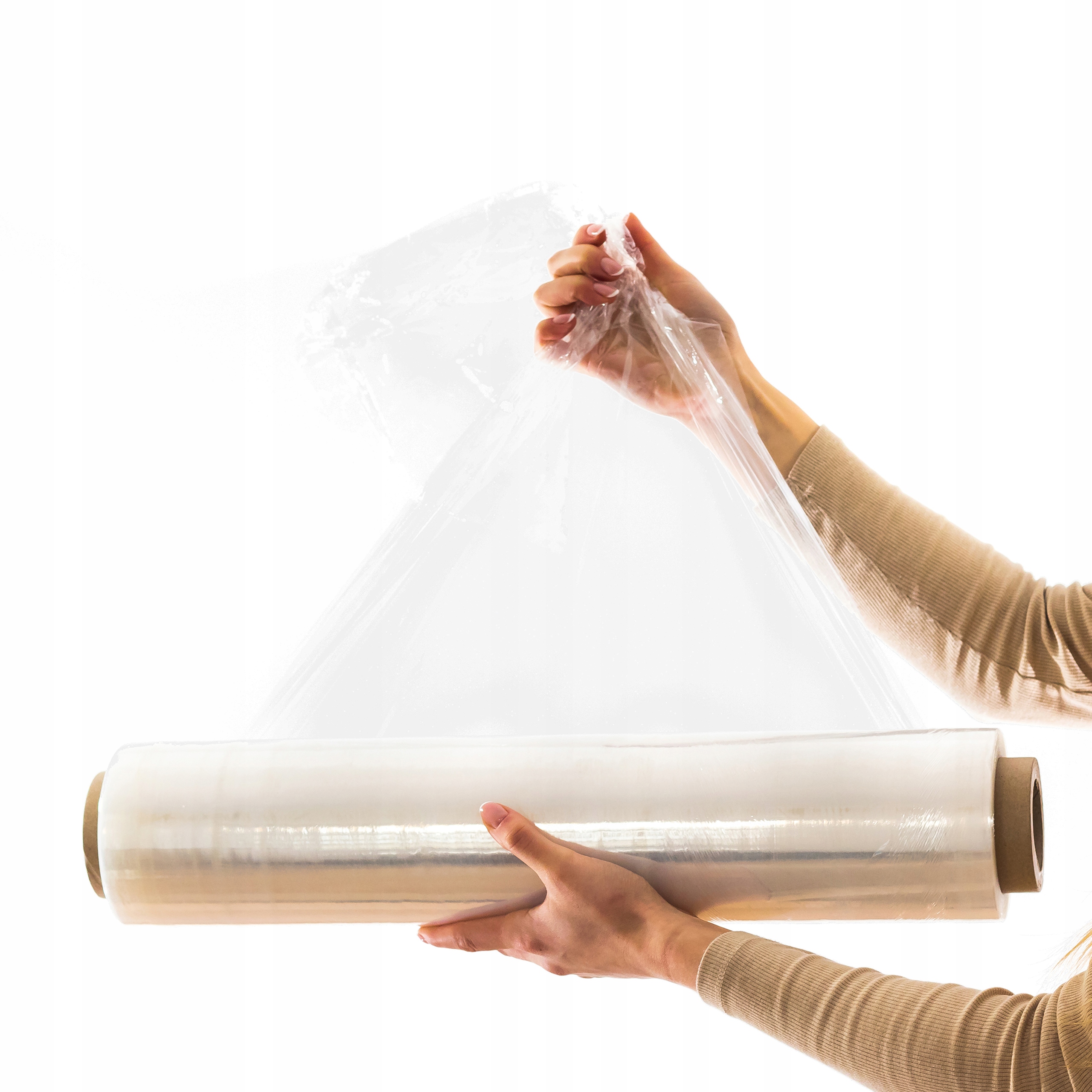 FOLIA STRETCH BEZBARWNA TRANSPARENT XXL 3KG Marka All4Pack