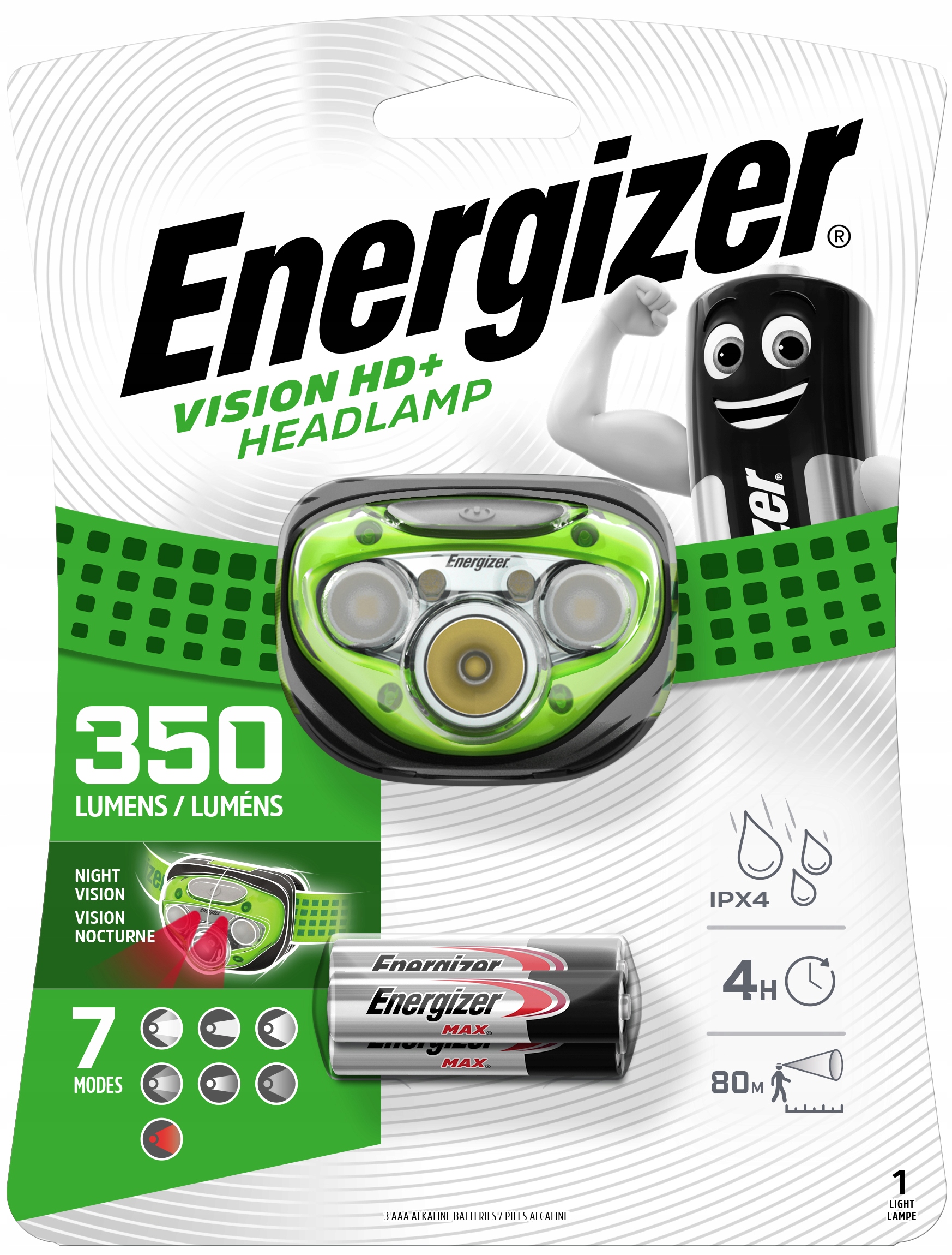 

Latarka Czołowa Energizer Vision Hd 350 Lumenów
