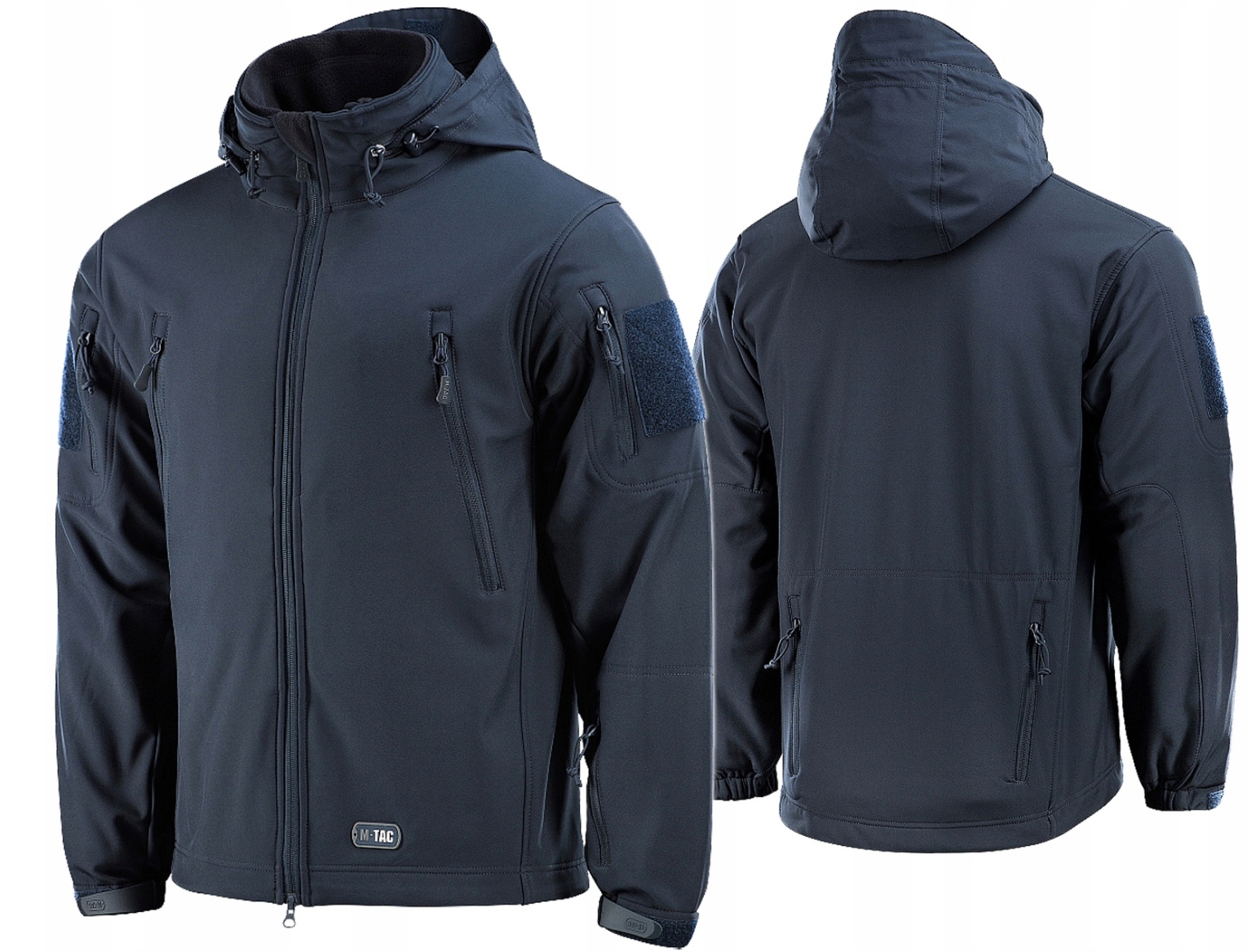 Pánská zateplená fleecová bunda M-Tac Softshell s podšívkou Dark Navy XL