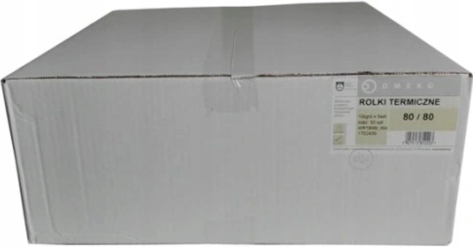 Rolka termiczna do kas fiskalnych 80x80 KARTON 100