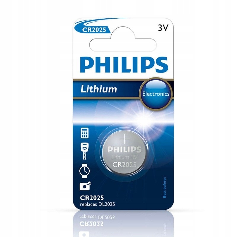 CR2025 3V CR 2025 BATERIA PHILIPS PILOT WAGA FV