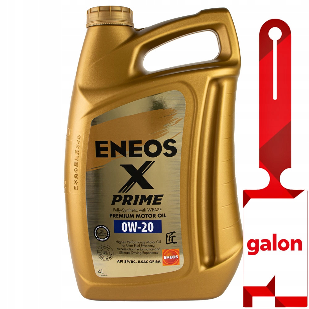 

Eneos X Prime 0W20 4L japoński syntetyczny olej