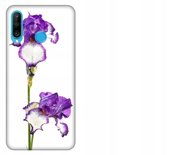 

Etui pokrowiec Huawei P30 Lite Kwiat fioletowy akw