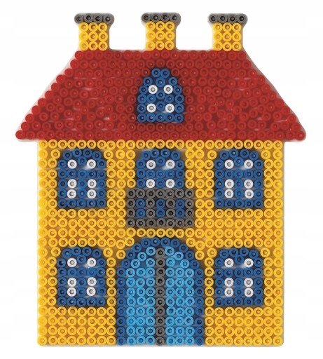 

Szablon podkładka do koralików prasowanek dom Hama
