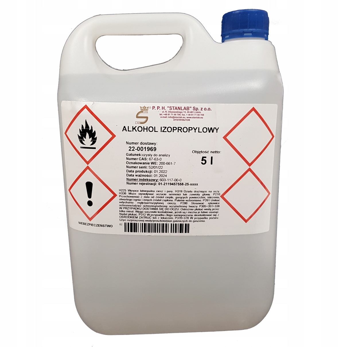 

Ipa Alkohol Izopropylowy 5l Czysty Izopropanol!