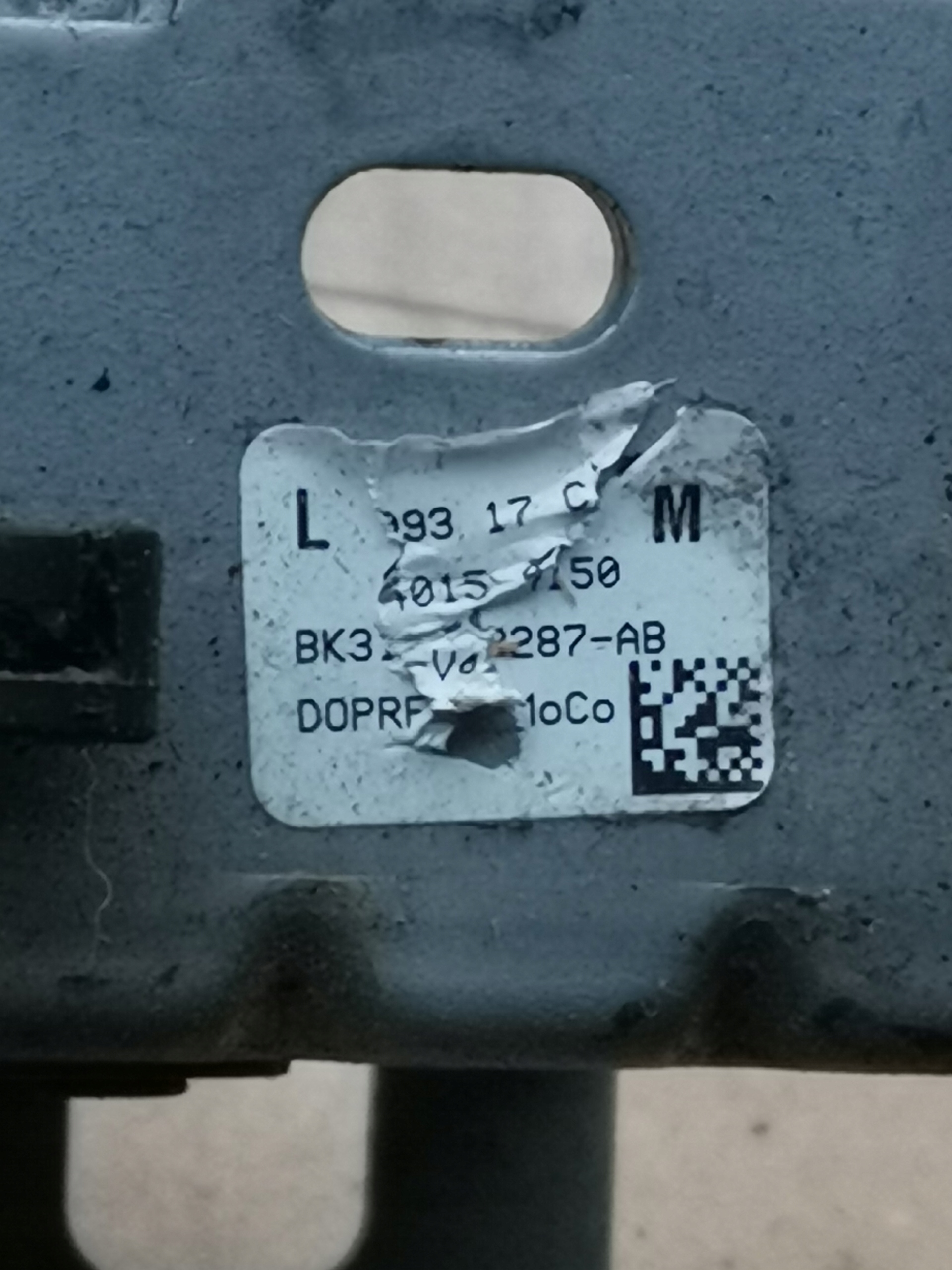 lock door rear part left upper FORD TRANSIT 2014 - mk8