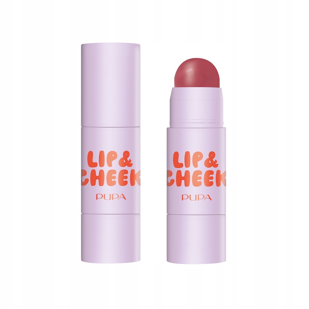 Pupa Milano Lip&Cheek Růže a balzám na rty v tyčince 002 Roztleskávačka