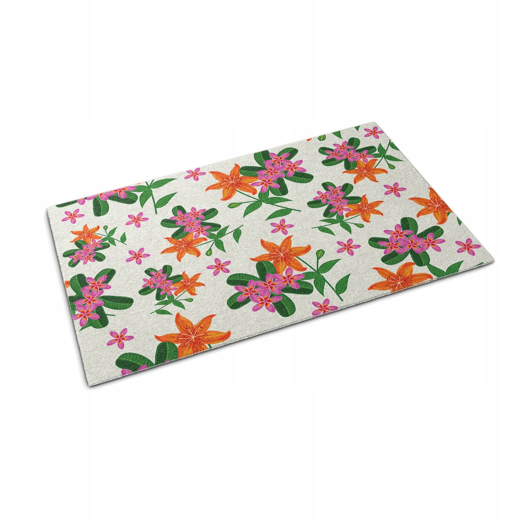 Vonkajšia rohožka s potlačou Floristický motív Veľká 150 cm x 100 cm
