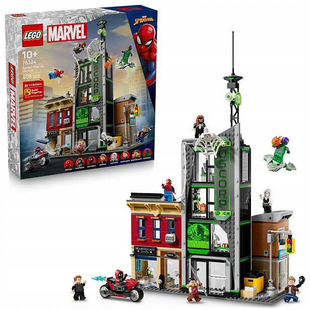 Lego Marvel 76324 Spider-Man vs. Oscorp
