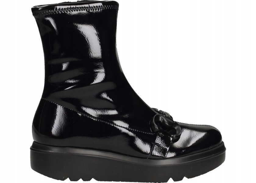 Wonders Kotníkové Boty A-2820 38 Krinkle Negro Lack