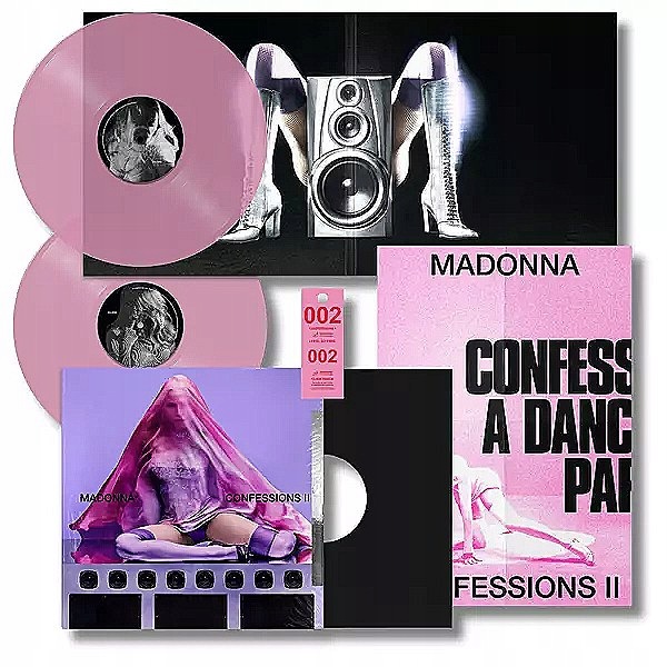 2LP Madonna: Confessions II Translucent Pink Vinyl Extended (Extended Ver