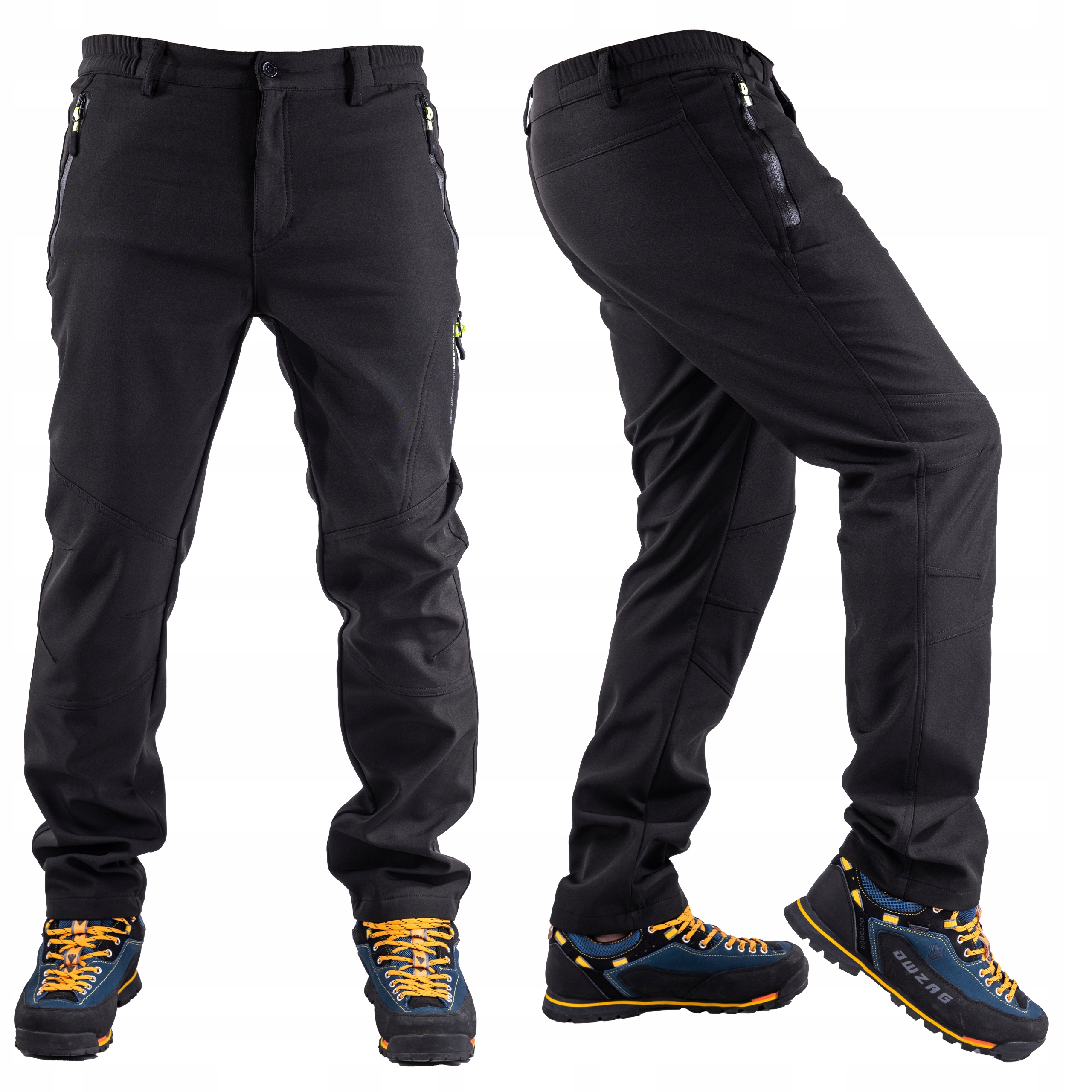 Spodnie Trekkingowe czarne Softshell Prezzi R. 2XL