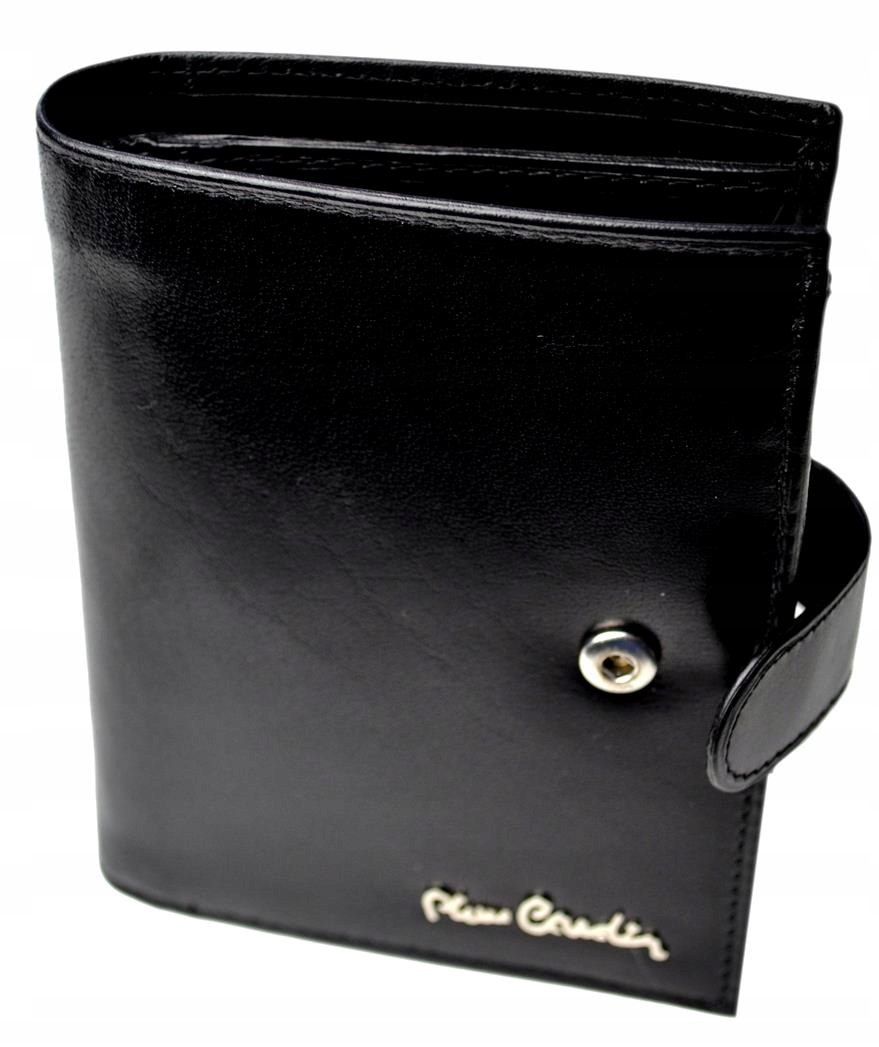 Zestaw Pierre Cardin Pasek + Portfel Czarny Skóra Naturalna ZG130 Model ZG-130