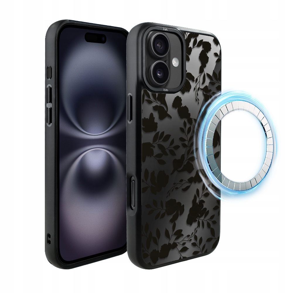 Pouzdro pro iPhone 16 Ibizu DropGuard Matt s MagSafe, stín listů