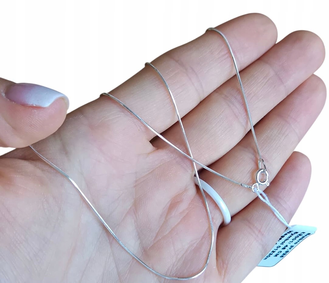 Řetízek 925 Italská Zmijka 38 CM Ze Stříbra Stříbro 925